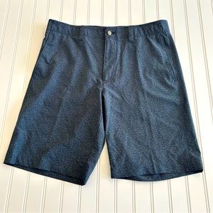 Callaway Men’s Golf Shorts Black Gray Blue Dotted Print Size 33